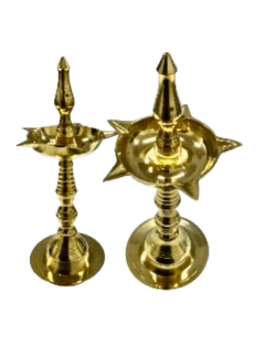 BRASS OIL LAMP TALL SR.NO 21 TYPE B