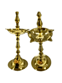 BRASS OIL LAMP TALL SR.NO 21 TYPE C