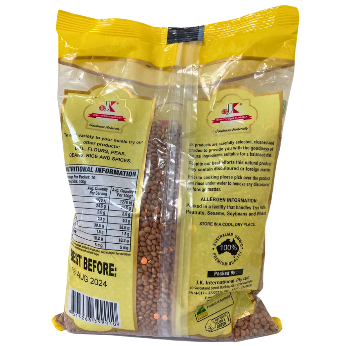 MASOOR WHOLE RED LENTILS