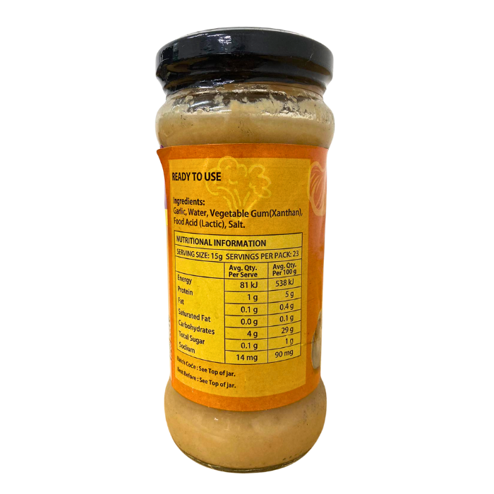 CRUSHED GARLIC PASTE