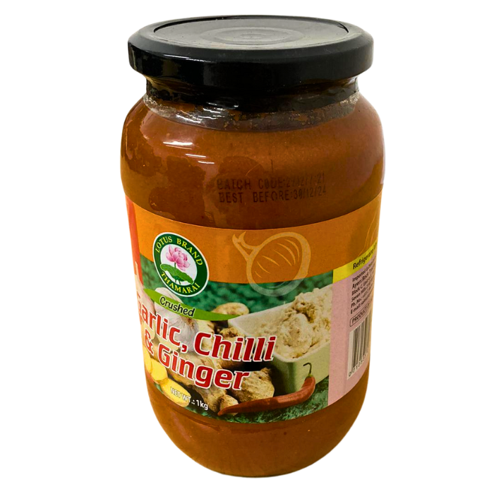 CRUSHED GARLIC / CHILLI / GINGER PASTE