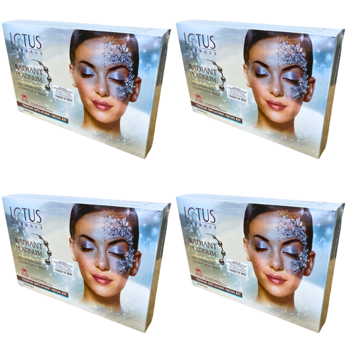 RADIANT PLATINUM FACIAL KIT (4 IN 1)