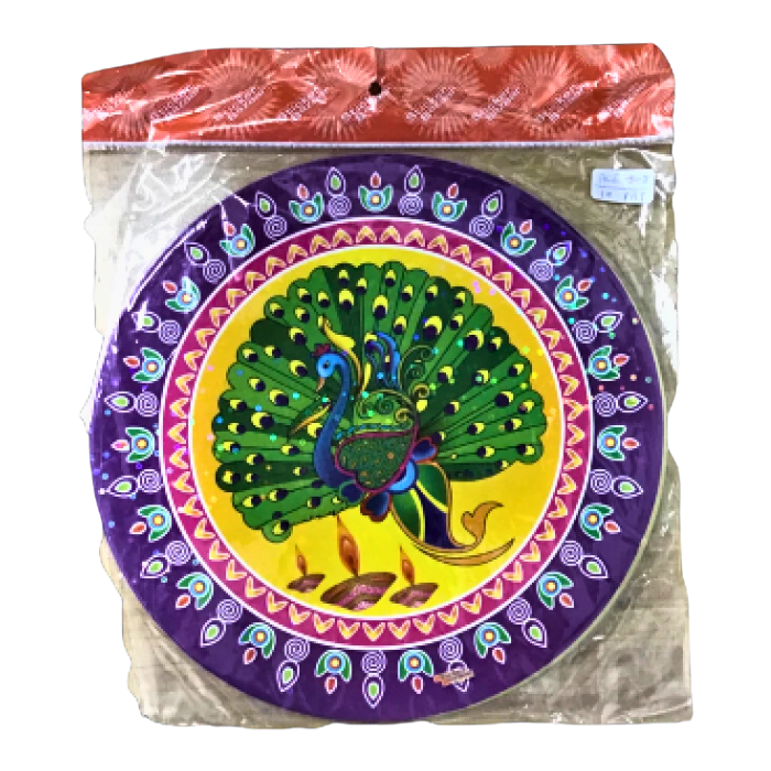 RANGOLI STICKER ROUND 508 (9 INCH)