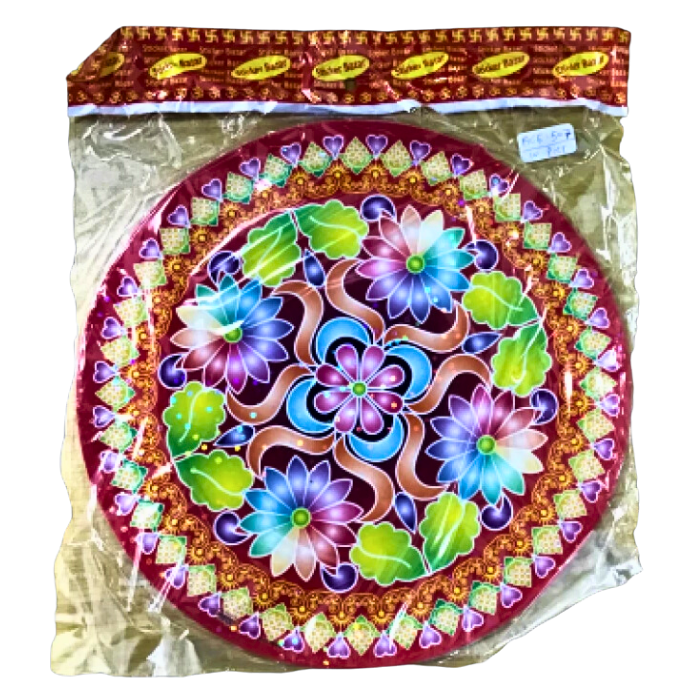 RANGOLI STICKER ROUND 507 (9 INCH)