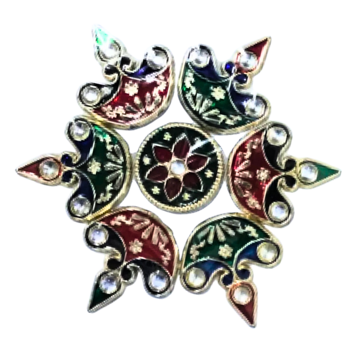 ACRYLIC RANGOLI 610 (8 X 8 INCH)