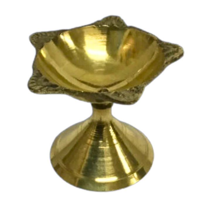 BRASS OIL LAMP TALL TYPE 1 NO 2