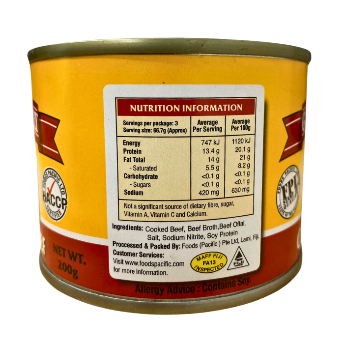 CORNED BEEF LUNCH PACK