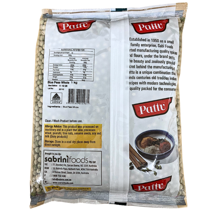 BLUE PEAS WHOLE