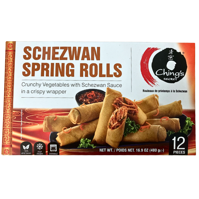 SCHEZWAN SPRING ROLLS