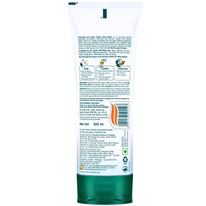 LEMON FACE WASH