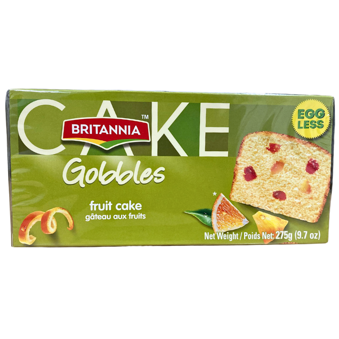 GOBBLES FRUIT CAKE EGGLESS