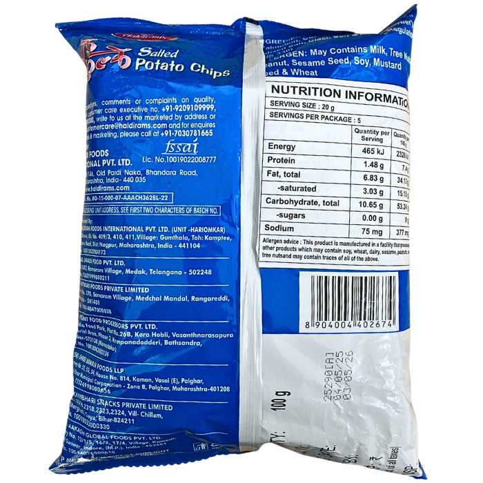 HALKE FULKE SALTED POTATO CHIPS