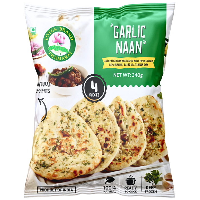 TANDOORI GARLIC NAAN 4PCS