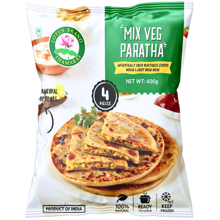 MIX VEG PARATHA 4PCS