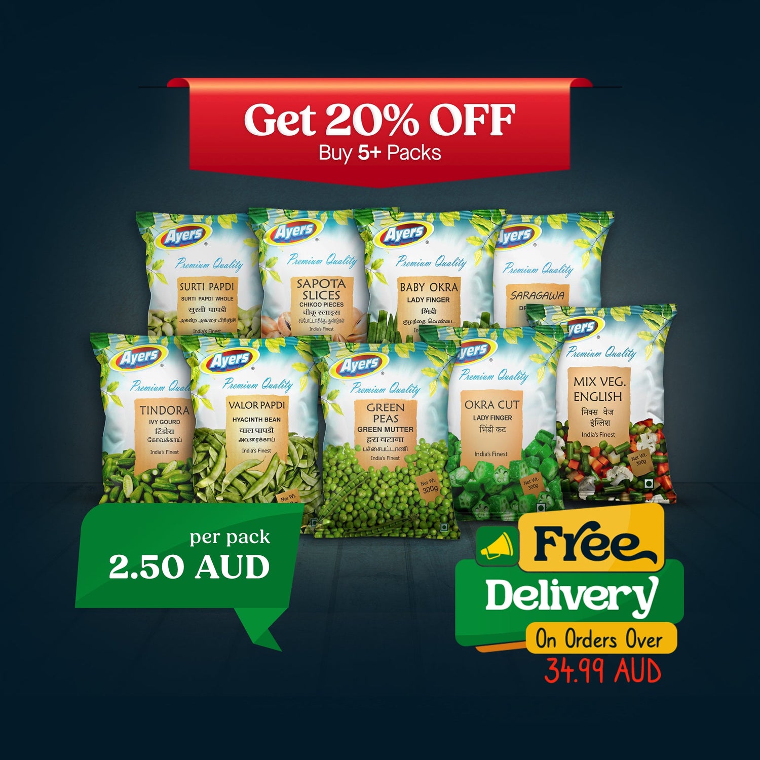 FROZEN VEGETABLE DISCOUNT