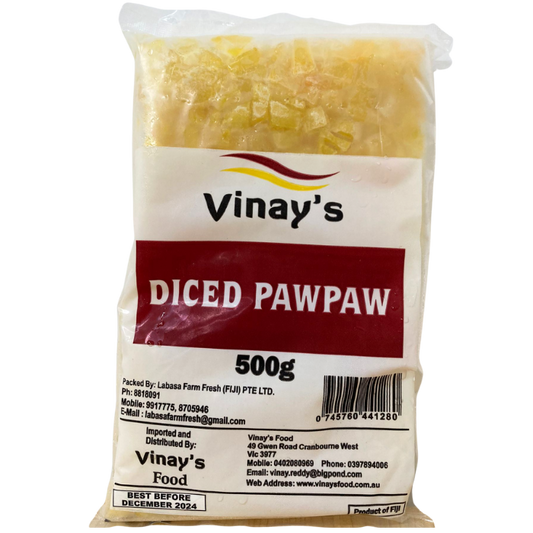 DICED PAWPAW