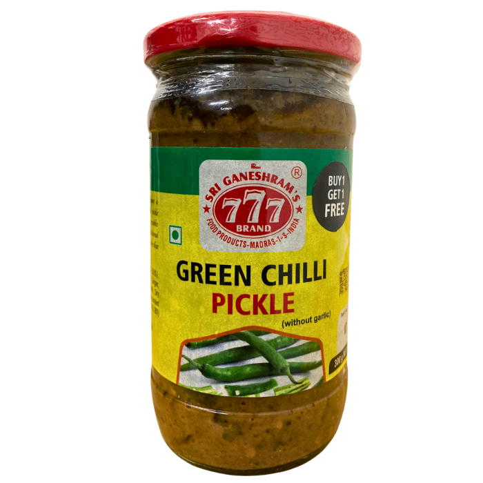 GREEN CHILLI PICKLE (BOGO)