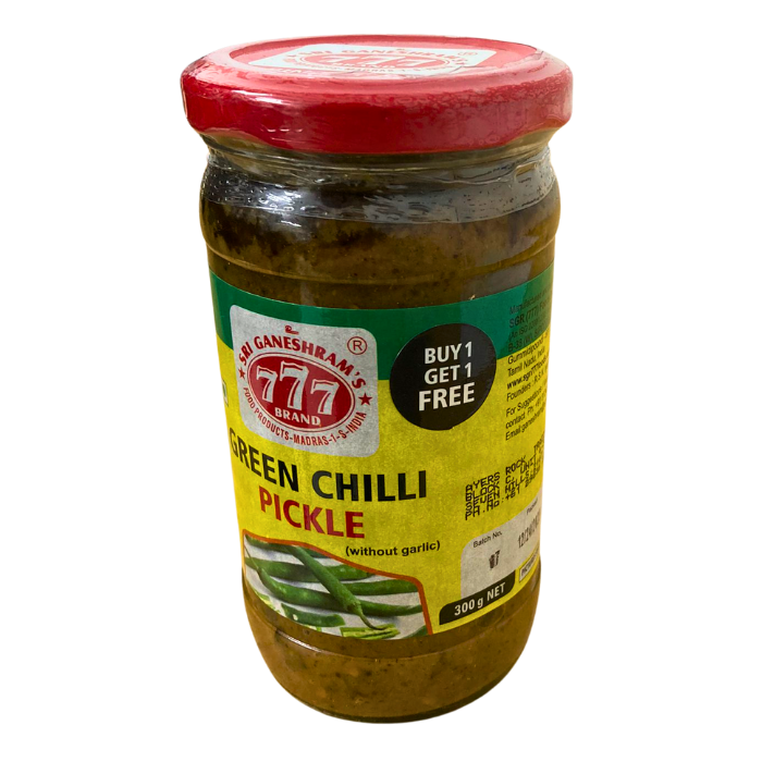 GREEN CHILLI PICKLE (BOGO)