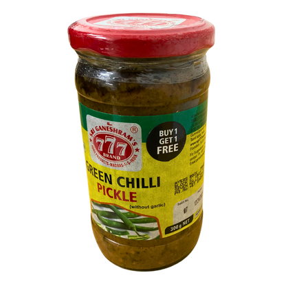 GREEN CHILLI PICKLE (BOGO)