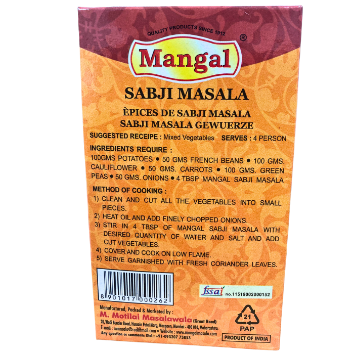 SABJI MASALA