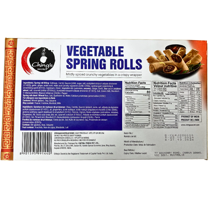 VEGETABLE SPRING ROLLS