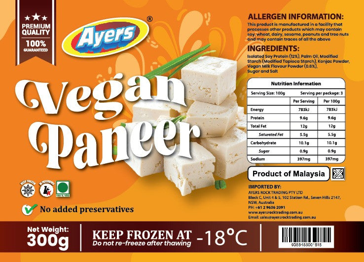 VEGAN PANEER