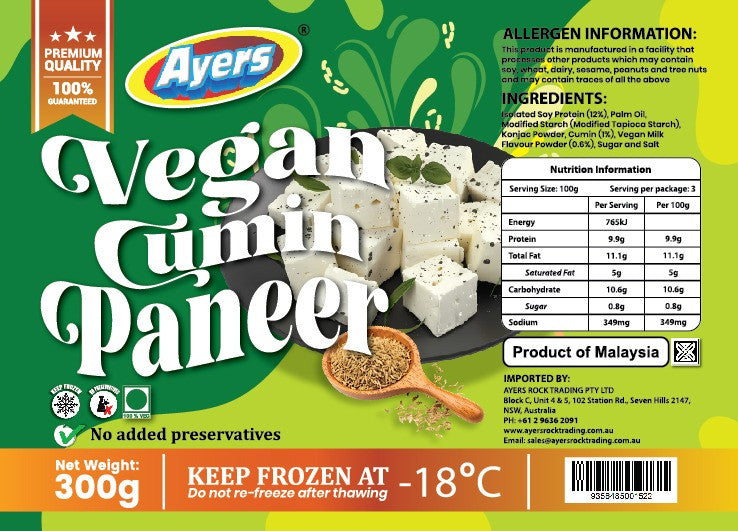 VEGAN CUMIN PANEER