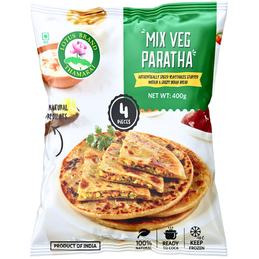 MIX VEG PARATHA 4PCS
