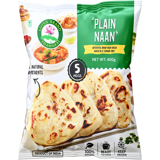 TANDOORI NAAN PLAIN 5PCS