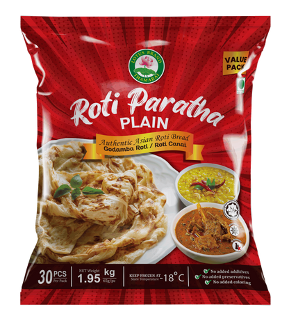 ROTI PARATHA PLAIN 30PCS