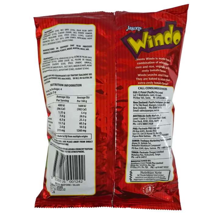 ZESTY WINDO ZESTY TOMATO