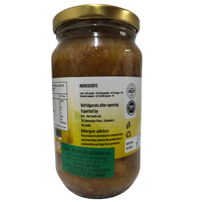 LIME & GARLIC PICKLE