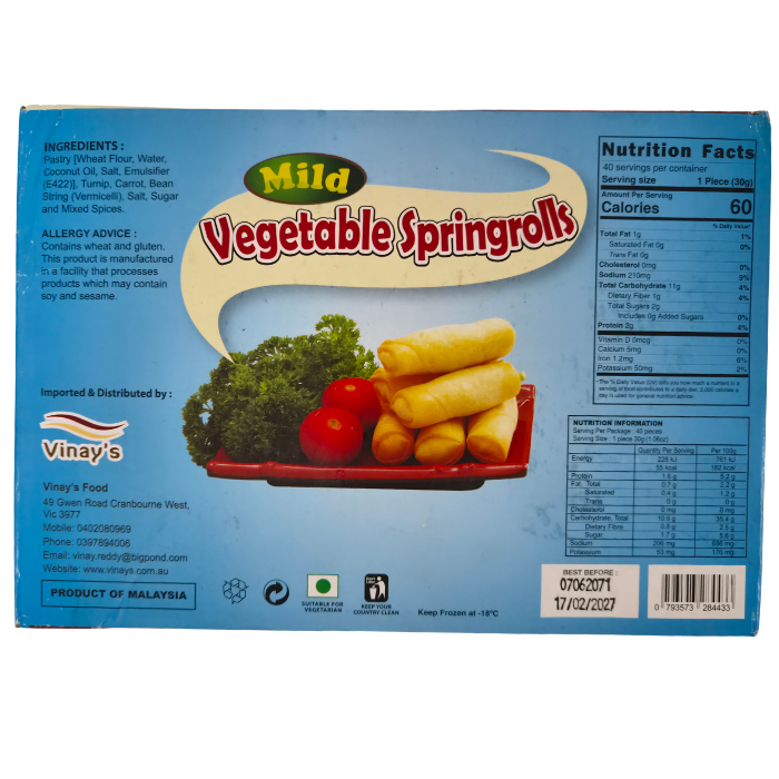 VEGETABLE SPRINGROLL